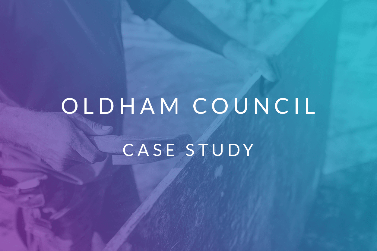 Oldham Council Public Sector Procurement Case Study header image